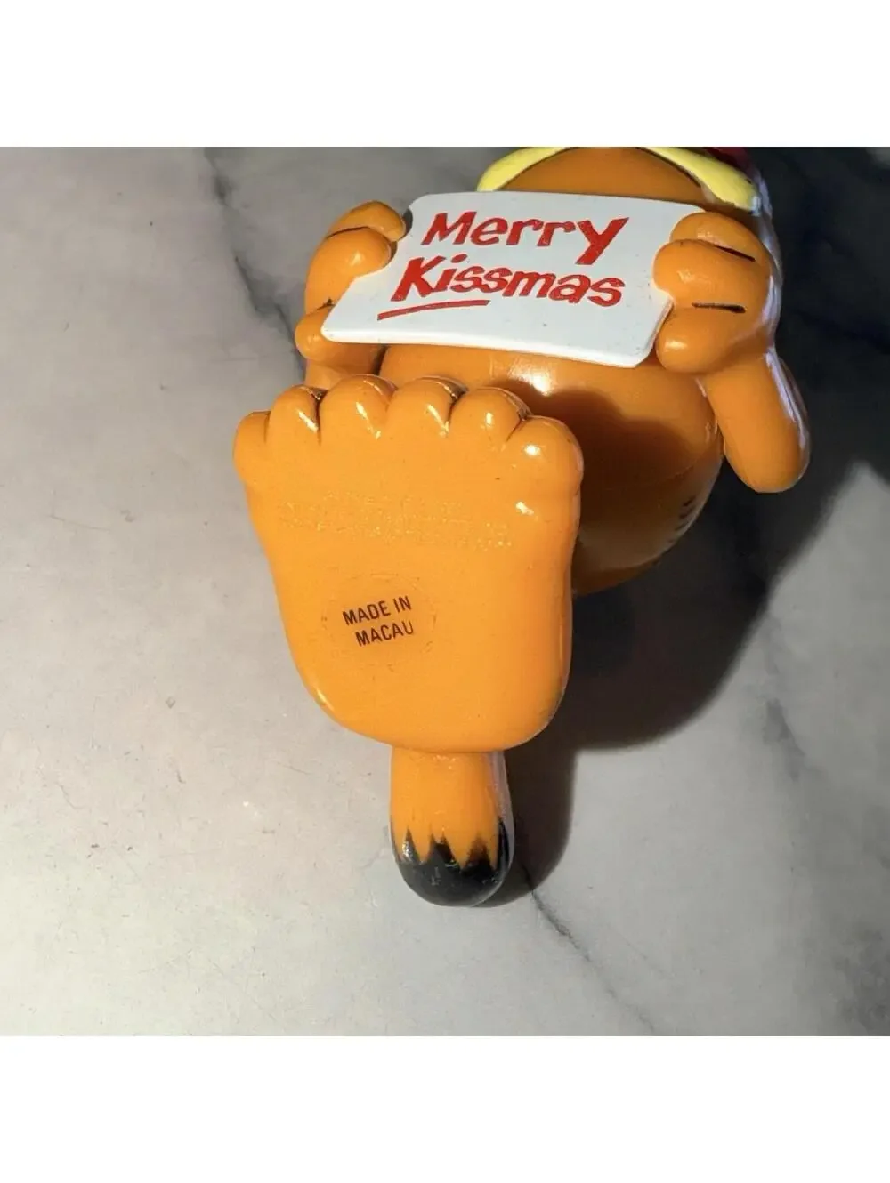 Garfield Enesco Merry Kissmas Christmas Ornament 555215 Mistletoe Vintage Boxed
